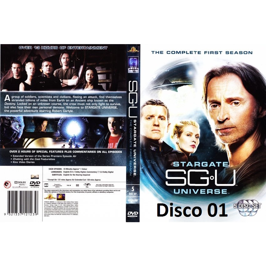 Dvd Stargate Universe - As 2 Temporadas Completas - Legendado - 06 Discos
