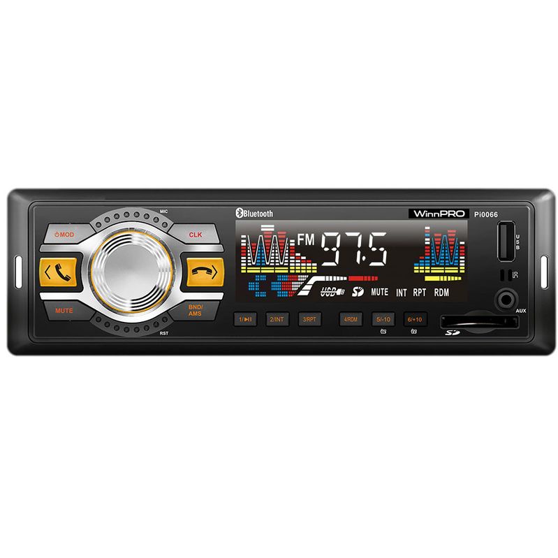 Rádio Som Automotivo Bluetooth FM MP3 USB SD AUX Lançamento - PI0066