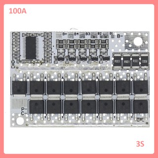 Placa de proteção BMS bateria de litio 3S / 4S / 5S - 100A