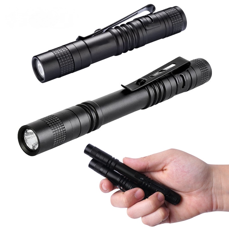 Mini Lanterna Portátil 1000 lumens 1 Modo De Switch À Prova D'água AAA battrey Caneta Pequena Lápis Luz Para Dentista Camping