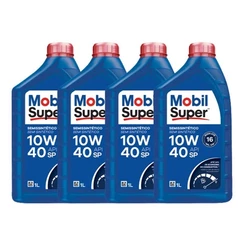 Kit 4 Óleos Motor Mobil Super 10w40 Semissintético Api Sp