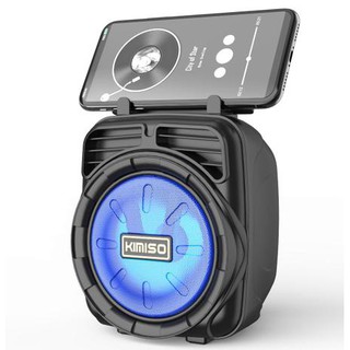 Kenux Caixa Som Bluetooth Portátil e Recarregável com Usb Rádio Fm Sd Caixinha Kimiso