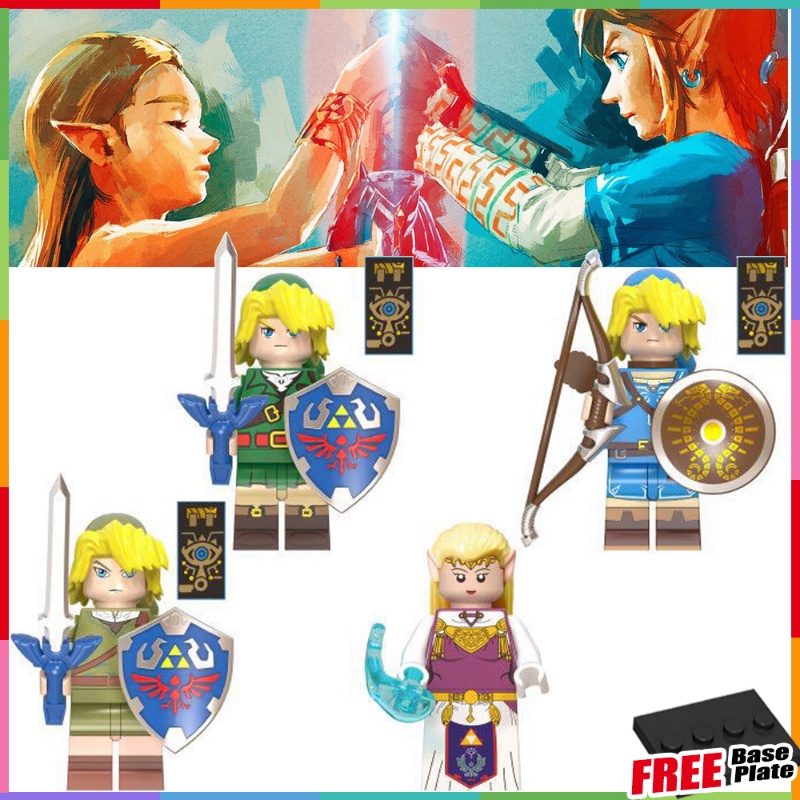 A Lenda De Zelda Minifiguras Link Princesa Brinquedos Infantis Coleção ...