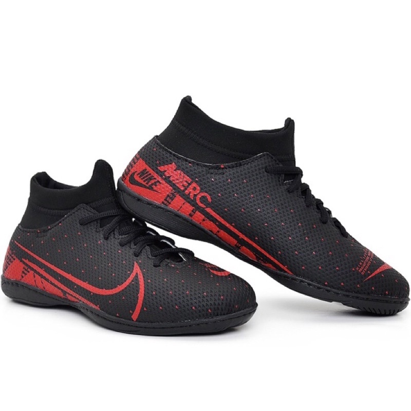 chuteira futsal Nike botinha cano alto colada e costurada | Shopee Brasil