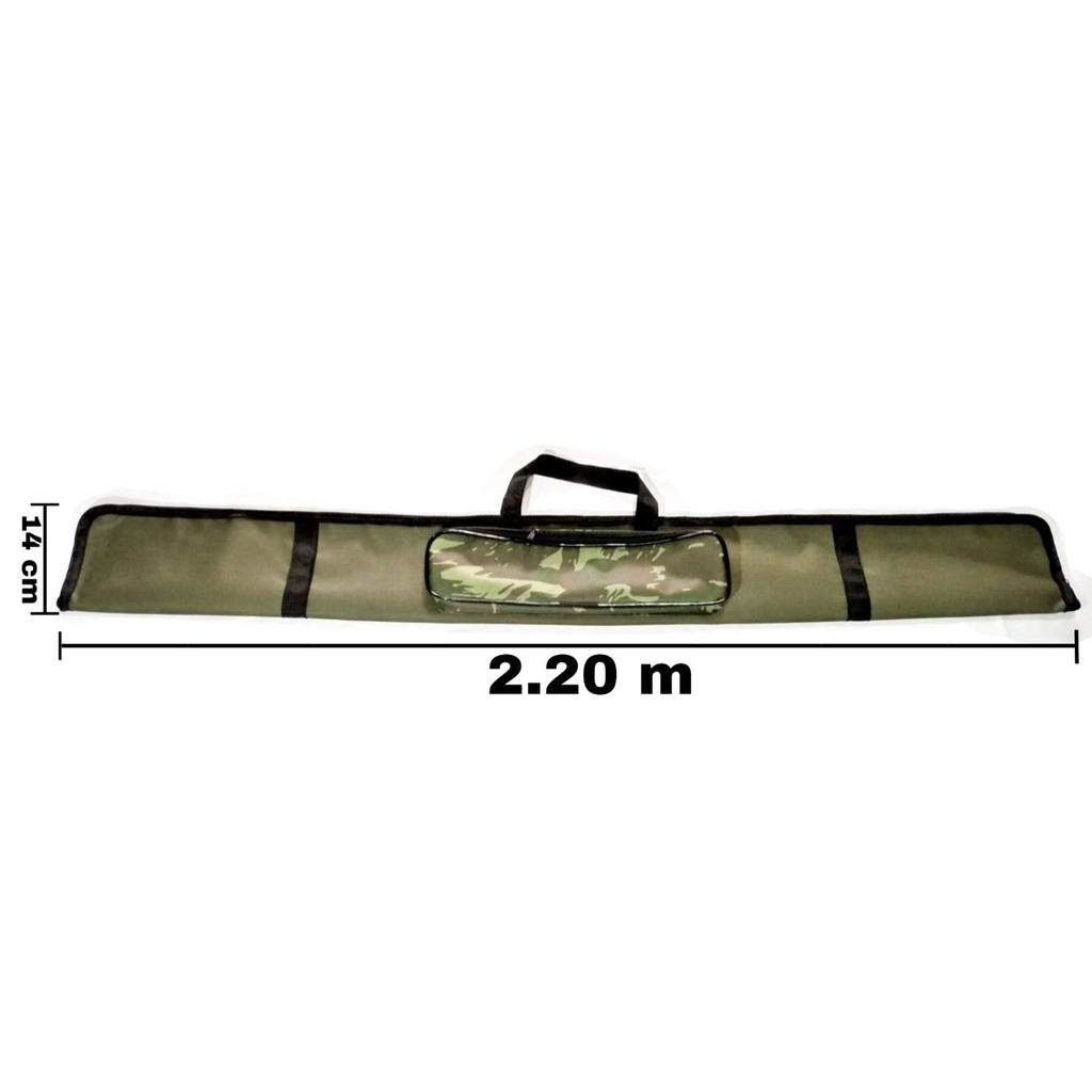 Bolsa Para Vara Comum 2,20 Mt Com Bolso camuflado