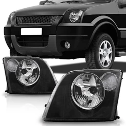 Farol Ecosport 2006 2007 Mascara Negra