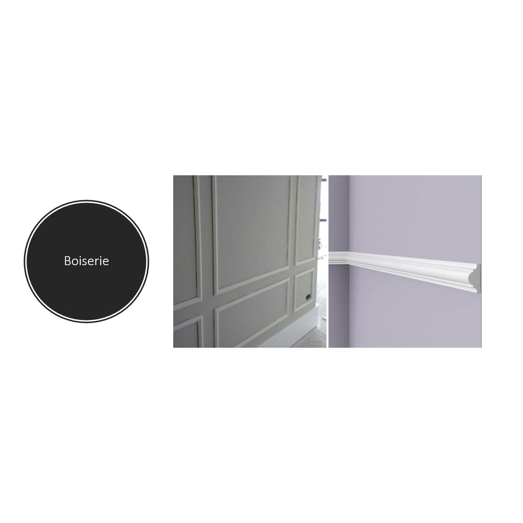MELHOR ISOPOR  pra moldura de isopor roda meio mini boiserie KIT COM 4 PEÇAS