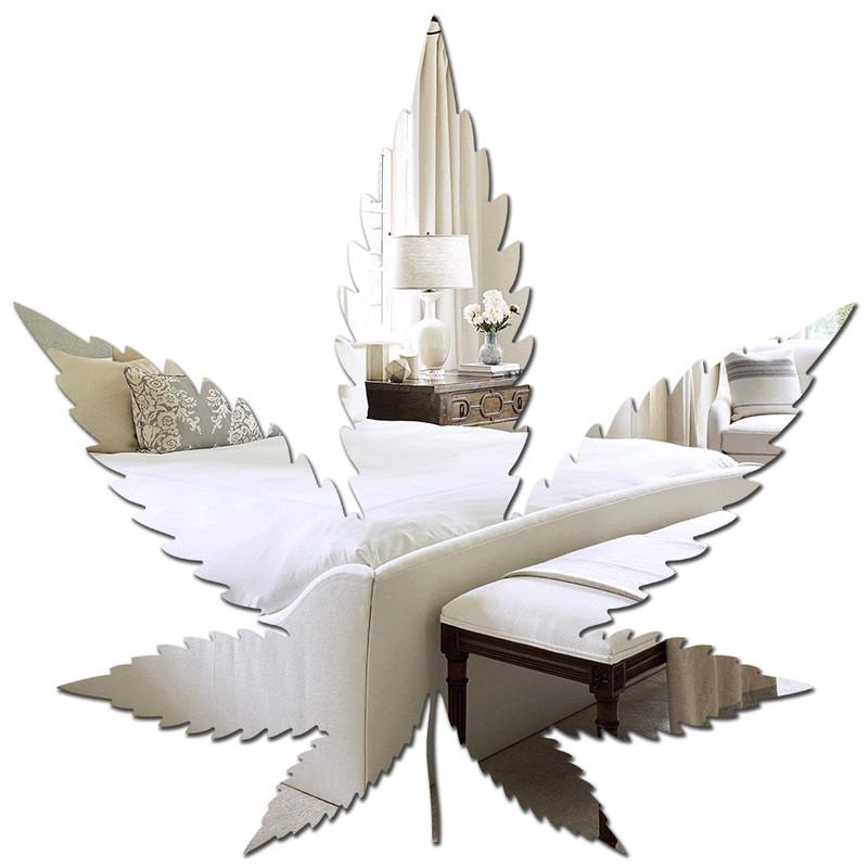 Espelho Decorativo 20cmx20cm Cozinha Maconha