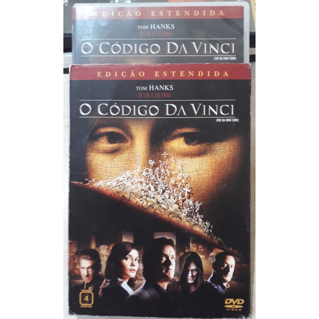 Dvd O Código Da Vinci Com Luva Tom Hanks Reno Molina Ian