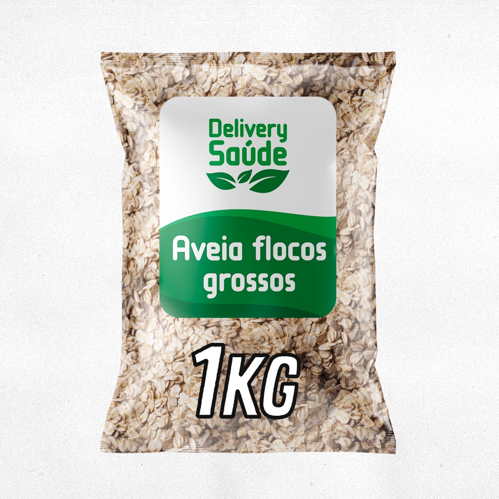 AVEIA EM FLOCOS GROSSOS 1KG em Oferta na Shopee