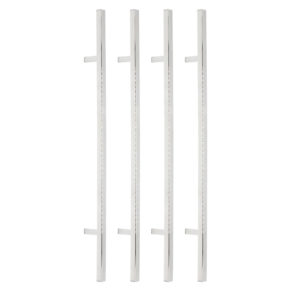 4 Uni Puxadores Haste Inox Alca De Armario Porta C/ Parafuso