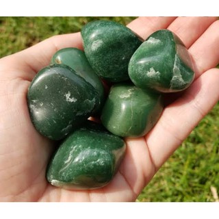 100 gramas Pedra rolada quartzo verde 4cm pedra rolada artesanato pedra rolada colar