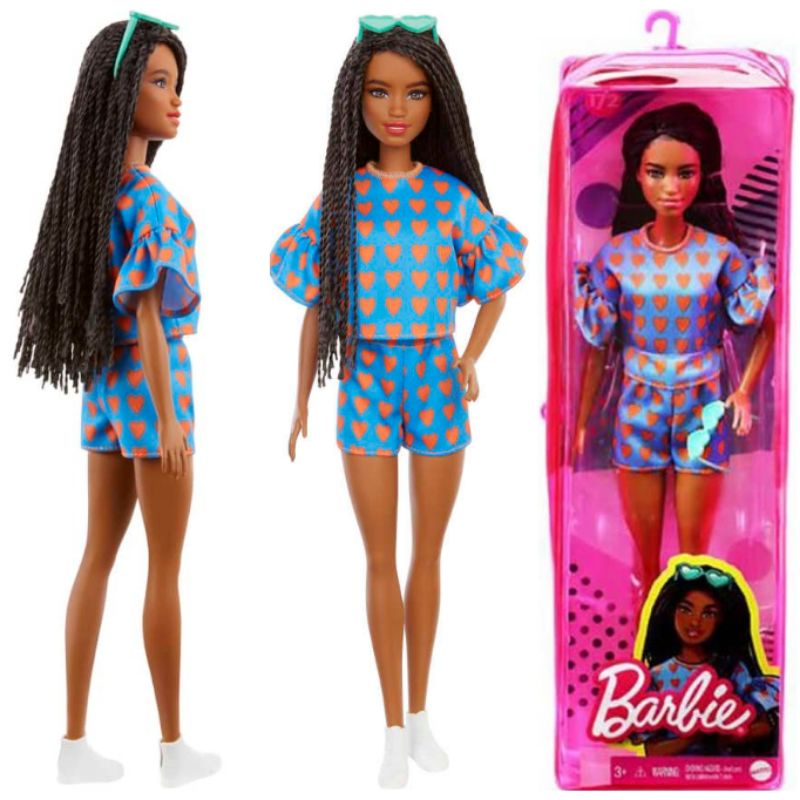 Boneca Barbie Negra Fashionistas 172 Shopee Brasil