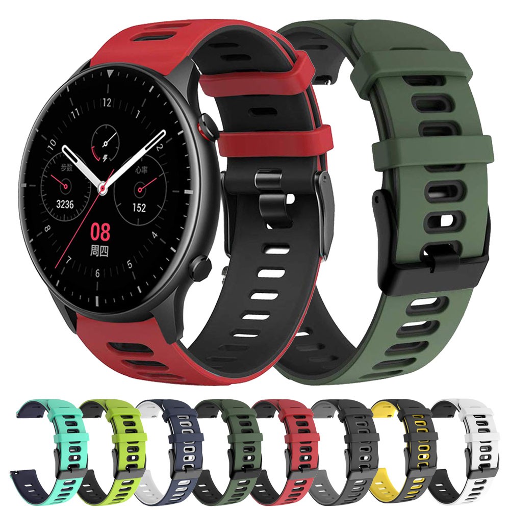 Pulseira De Silicone De Substituição Para Huami Amazfit GTR 4 3 Pro GTR2 / Balance 2 / Cheetah Pro / GTR Mini