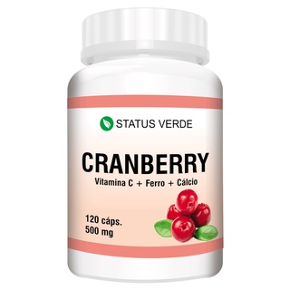 Cranberry 500mg 120 Cápsulas - Status Verde