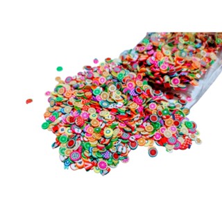 Mini aplique fatiado frutinhas para unhas encapsuladas resina e artesanatos com 500 peças em Oferta na Shopee