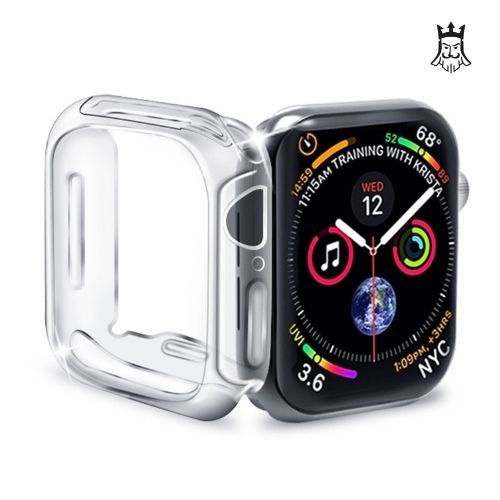 CAPA PARA IWATCH 360º 38mm / 40mm / 41mm / 42mm / 44mm / 45mm / 46MM / 49mm Capinha Transparente TPU FECHADA