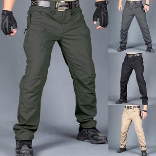 Calça Militar Masculina De Caminhada Ao Ar Livre Seco Fino e Rápido Calça Tática De Secagem Rápida Macacão Com Vários Bolsos Calça De Trabalho
