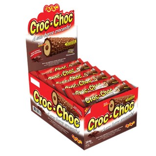 Croc-Choc Chocolate Display 24 unidades de 16g - 384g - Jazam 7896383000835