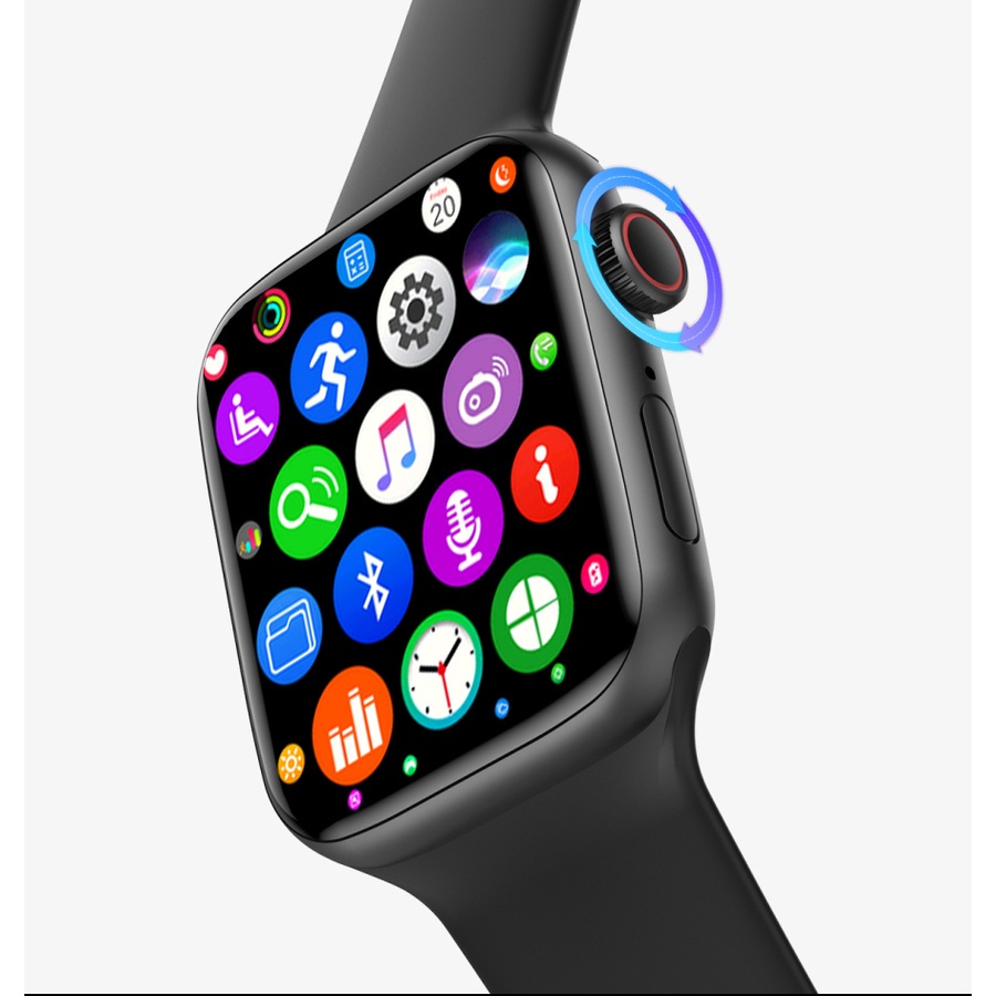 Nova 1 : 1 Apple Watch Series 7 Com Logotipo/Direcional Rotativo 