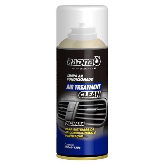 Limpa Ar Condicionado Air Treatment Clean 290ml Radnaq Aroma Carro Novo em Oferta na Shopee