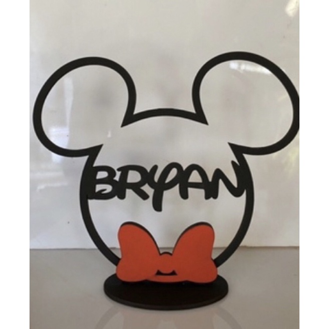 15 Centro de mesa do Mickey - personalizado em Oferta na Shopee