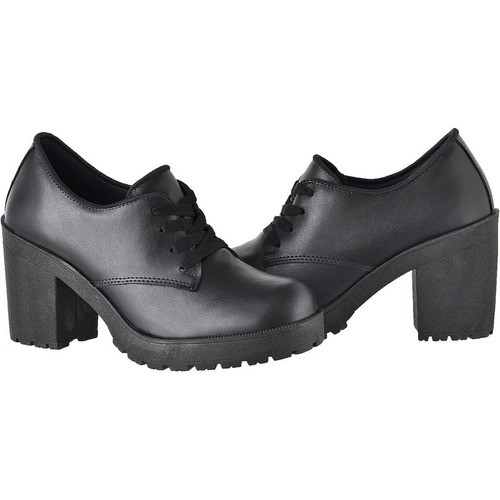 Sapato Oxford Preto Fosco Tratorado Crshoes 1710