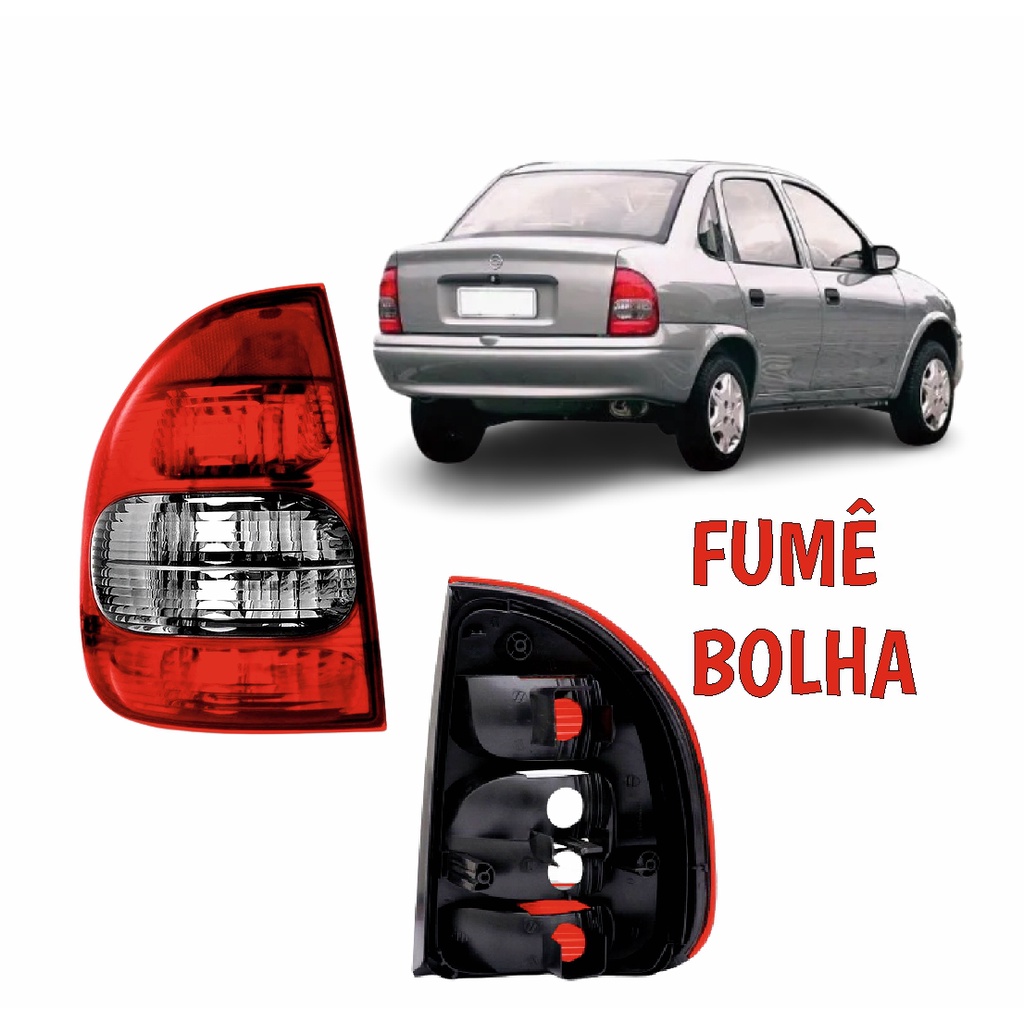 Lanterna Traseira Corsa Classic Sedan Life Spirit Super 2001 2002 2003 2004 2005 2006 2007 2008 2009 Fumê