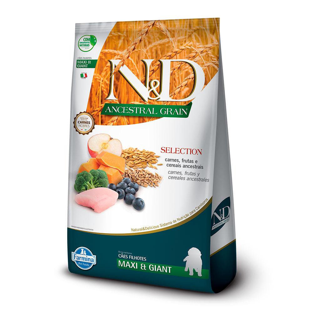 Racao Nd Ancestral Selection Caes Filhotes Maxi - 15kg em Oferta na Shopee