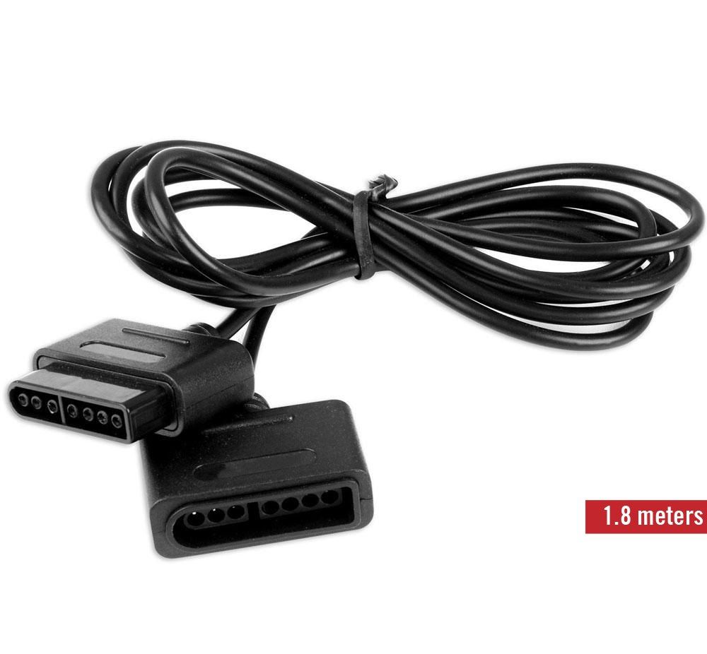 Cabo Extensor Para Controle De Super Nintendo Snes - 1,80m