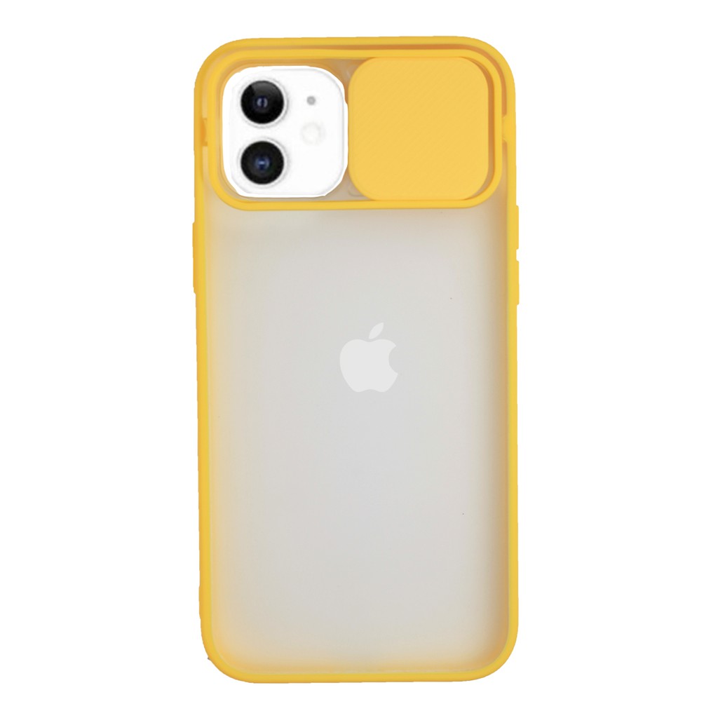 Capa Capinha Case Slide Várias Cores Iphone 12 6.7 Com Protetor de Câmera