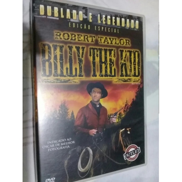 Dvd BILLY THE KID - Robert Taylor - FAROESTE Usado Dublado