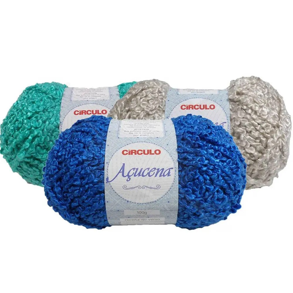 Fio Lã Açucena Círculo 100g em Oferta na Shopee