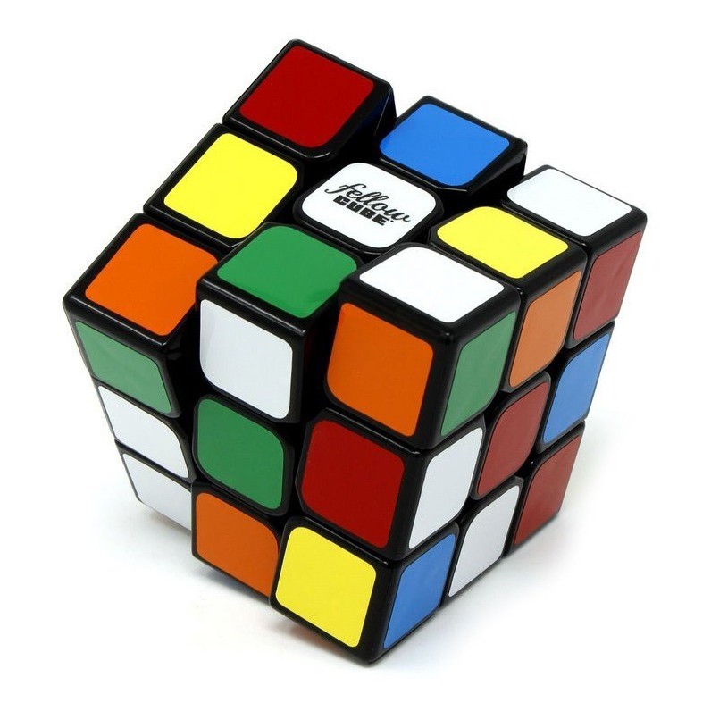 Cubo Mágico 3x3 Fellow Cube Tradicional Cuber Brasil Adesivado e Lubrificado