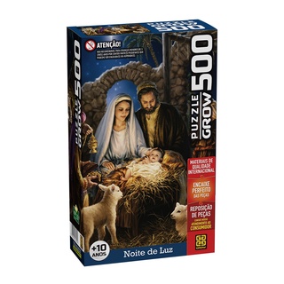Quebra-cabeça Puzzle 500 Peças Noite De Luz - Grow em Oferta na Shopee