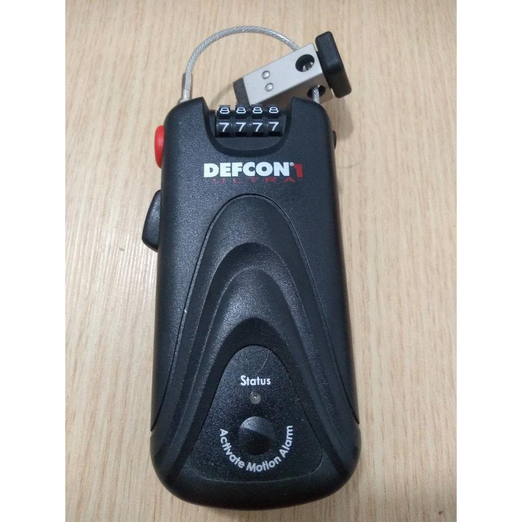 Trava de Segurança Targus Defcon Ultra PA400 com Segredo e Alarme