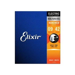 Encordoamento Guitarra Elixir Nanoweb 009 042 Super Light 12002