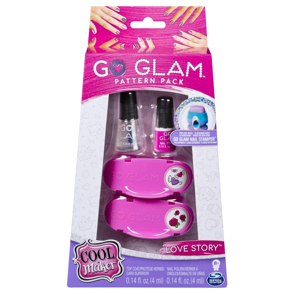 Go Glam - Nail Fashion Pack Refil - Love Story em Oferta na Shopee