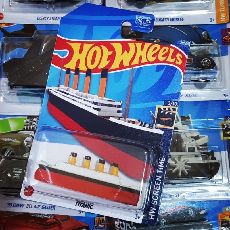 Miniatura Titanic feita em 3D com Embalagem estilo hotwheels