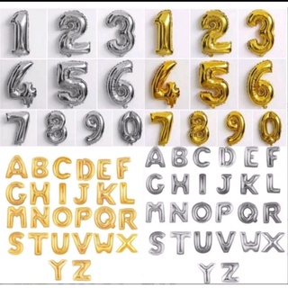 Balão Metalizado Letra e Número 75cm Dourado Grande - Balões Bexiga Para Aniversário Festas Decorações em Oferta na Shopee
