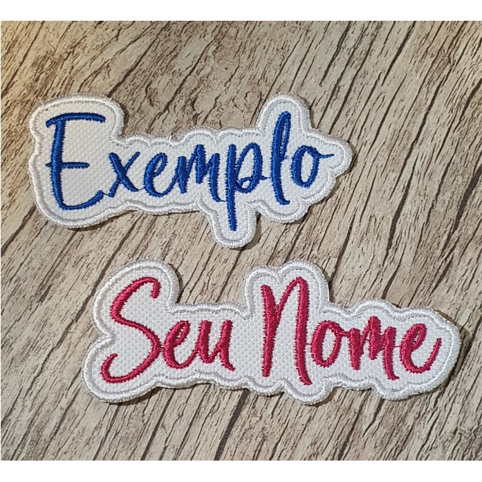 Nome Personalizado com Termocolante - Bordado