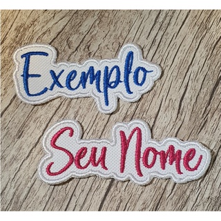 Nome Personalizado com Termocolante - Bordado em Oferta na Shopee