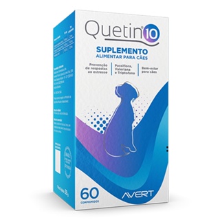 Suplemento Quetin 10 Para Cães Avert C/ 60 Comprimidos em Oferta na Shopee