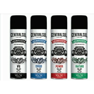 KIT 8 AROMATIZANTE HOT ROD CENTRALSUL AEROSOL PARA CARRO E AMBIENTE em Oferta na Shopee