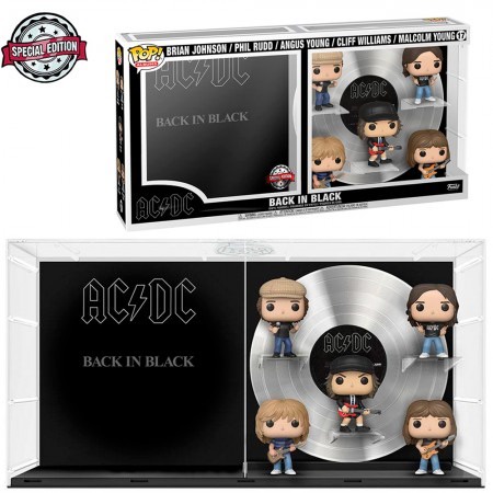 Funko Pop Albums DLX Ac/dc Exclusive - Back In Black 17 (5 Pack) Novo ...