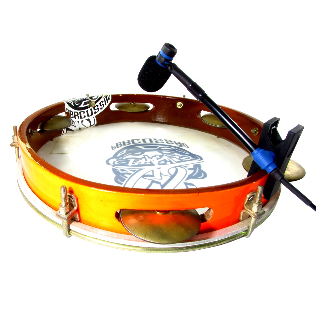 Microfone phantom tanta rebolo cuica pandeiro percussão geral