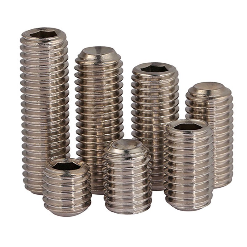 Parafusos Grub A2 Inox Soquete Allen Cup Point Screw M4 M5 M6