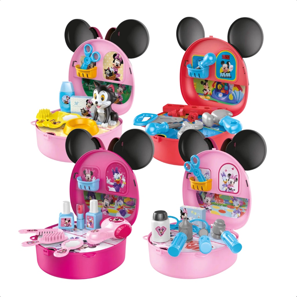 Brinquedo Maleta com Alça Vários Modelos com Acessórios Faz de Conta Diversão Brincadeira - Multikids em Oferta na Shopee