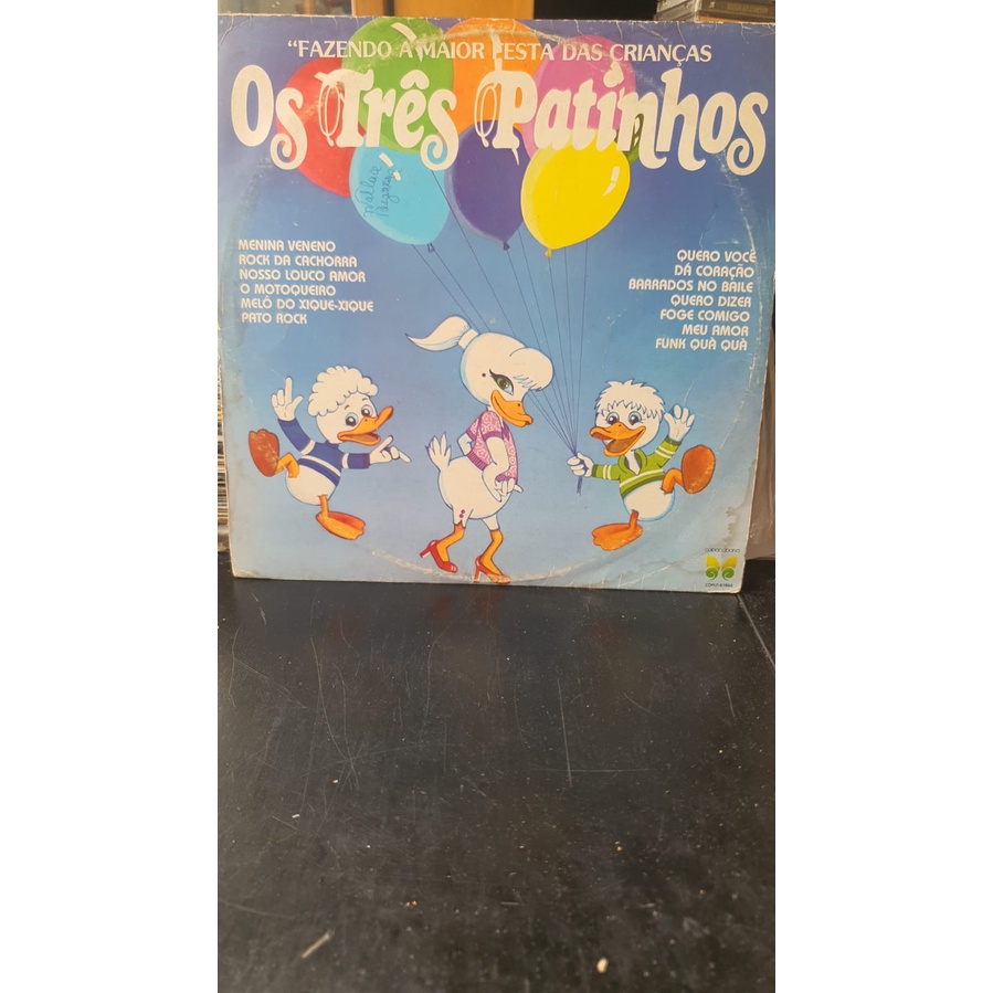 LP Os Três Patinhos(1983) Copacabana