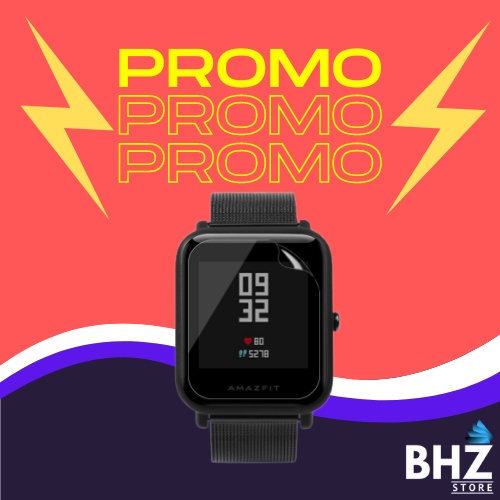 Película SmartBand para Amazfit BIP e BIP U/BIP U PRO/S LITE + Kit Higiene